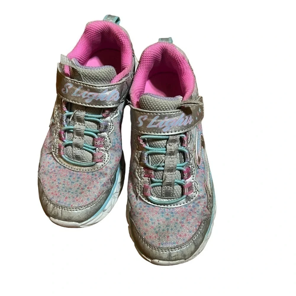 Sketchers | S Lights Twisty Brights Mystical Bliss Sneaker Kids- Size toddler 12